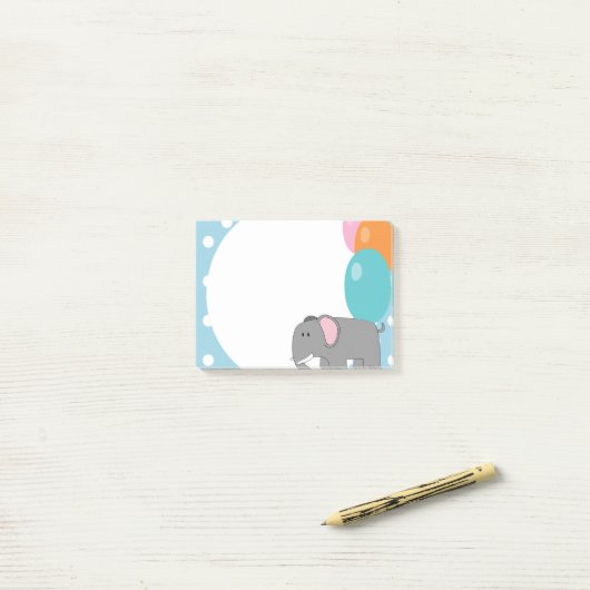 Elephant Print Post-it Notes (Op bureau)