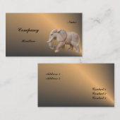 Elephant-profielkaart Visitekaartje (Voorkant / Achterkant)