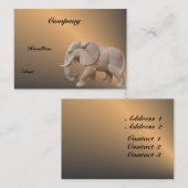 Elephant-profielkaart Visitekaartje (Voorkant / Achterkant)