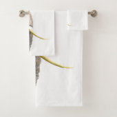 Elephant Profile Oerwoud Animal Bad Handdoek (Insitu)