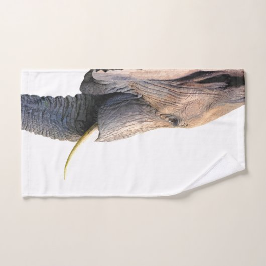 Elephant Profile Oerwoud Animal Bad Handdoek (Handdoek)