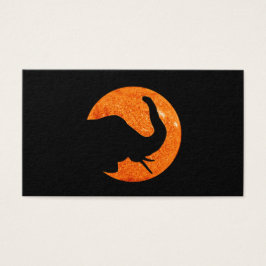 Elephant Profile Solar Eclipse Shadow Visitekaartje