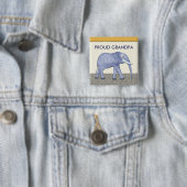 Elephant Proud Grandpa Button (In situ)