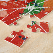 Elephant Puzzle - Abstracte Doodle Ink Style Legpuzzel (Zijkant)