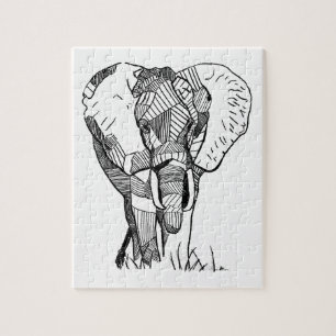 Elephant Puzzle Legpuzzel