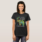 Elephant Puzzle Piece Autism Awareness Month For K T-shirt (Voorkant volledig)