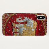 Elephant Red en Gold in India Case-Mate iPhone Case (Achterkant (horizontaal))