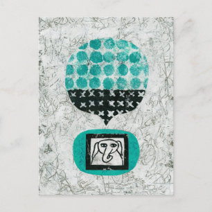 Elephant Remembering Briefkaart