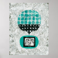 Elephant Remembering Poster Muurkunst