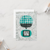 Elephant Remembering Wenskaart Kaart (Voorkant / Achterkant in situ)