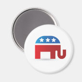Elephant Republicans Magnet (Voorkant / Achterkant)