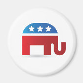 Elephant Republicans Magnet (Voorkant)