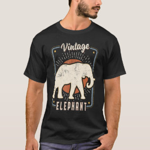 Elephant  Retro Classic Animal Love 1 T-shirt