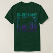 Elephant Retro Gift T-shirt (Design voorkant)