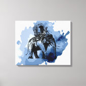 Elephant Ride Canvas Afdruk (Voorkant)
