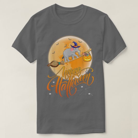 Elephant Ride Witch Shotgun Moon  Elephant T-shirt (Design voorkant)