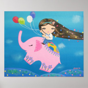 Elephant Rider Poster