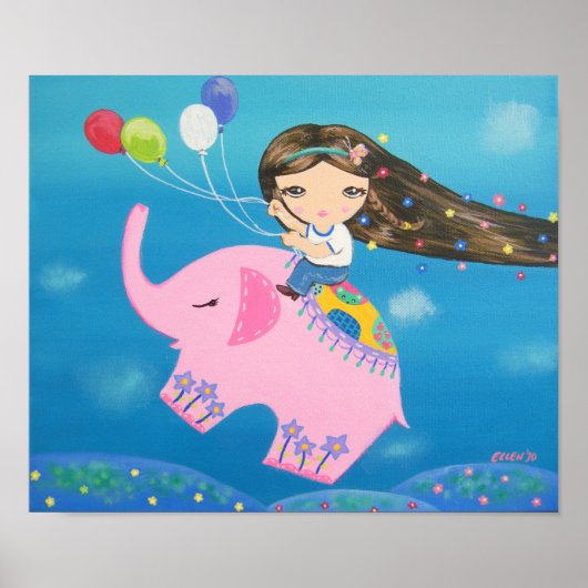 Elephant Rider Poster (Voorkant)