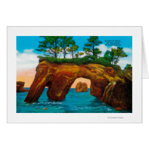 Elephant Rock aan de kust van Washington
