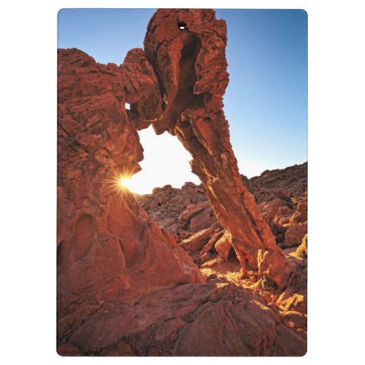Elephant Rock in de Valley of Fire Klembord (Achterkant)