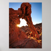 Elephant Rock in de Valley of Fire Poster (Voorkant)