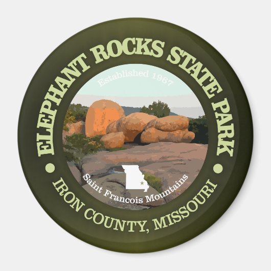 Elephant Rocks SP Magneet (Voorkant)