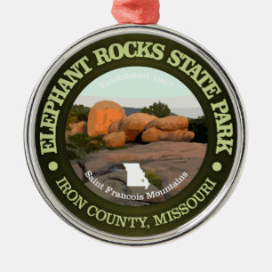 Elephant Rocks SP Metalen Ornament