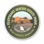 Elephant Rocks SP Sticker (Voorkant)