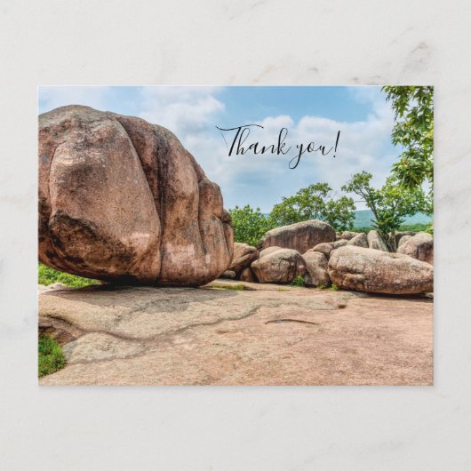 Elephant Rocks State Park Dankkaart Briefkaart (Voorkant)