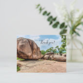 Elephant Rocks State Park Dankkaart Briefkaart (Staand voorkant)