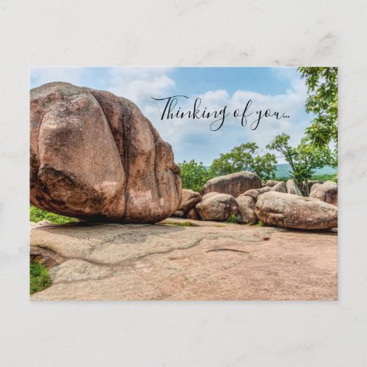 Elephant Rocks State Park denkt u aan uw Briefkaar Briefkaart (Voorkant)