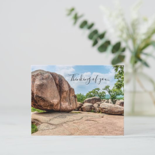 Elephant Rocks State Park denkt u aan uw Briefkaar Briefkaart (Staand voorkant)