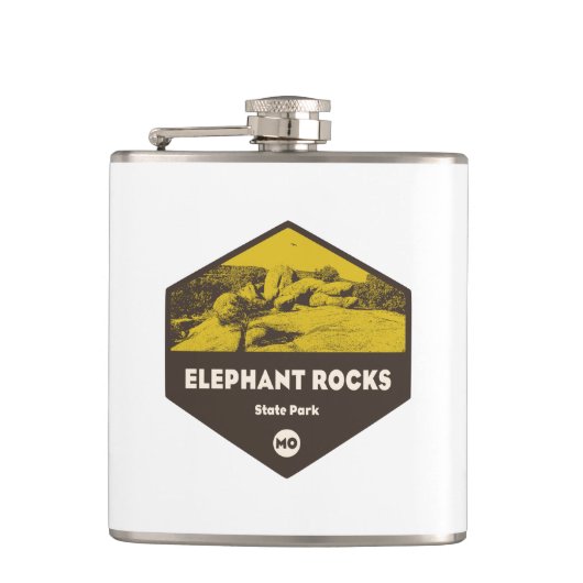 Élephant Rocks State Park Missouri Heupfles (Voorkant)