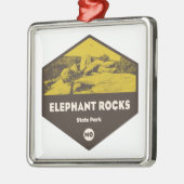 Élephant Rocks State Park Missouri Metalen Ornament (Links)
