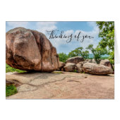 Elephant Rocks State Park Thinking of You Card (Voorkant Horizontaal)