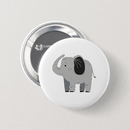 Elephant Ronde Button 5,7 Cm (Voorkant /achterkant)