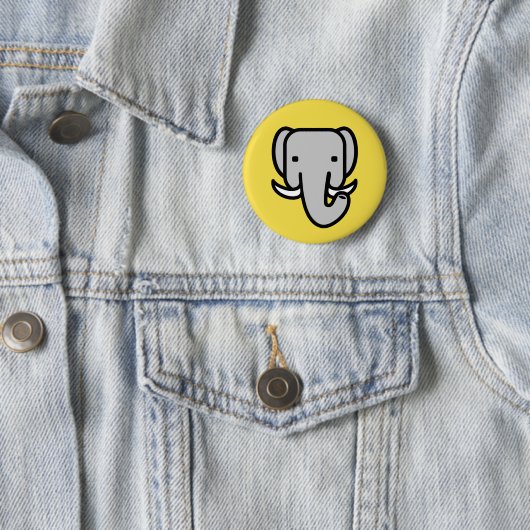 Elephant Ronde Button 5,7 Cm (In situ)