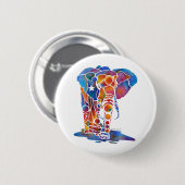 Elephant Ronde Button 5,7 Cm (Voorkant /achterkant)