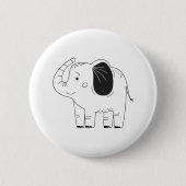 Elephant Ronde Button 5,7 Cm (Voorkant)