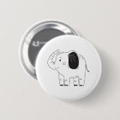 Elephant Ronde Button 5,7 Cm (Voorkant /achterkant)