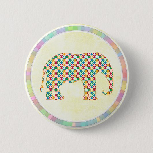 Elephant Ronde Button 5,7 Cm (Voorkant)