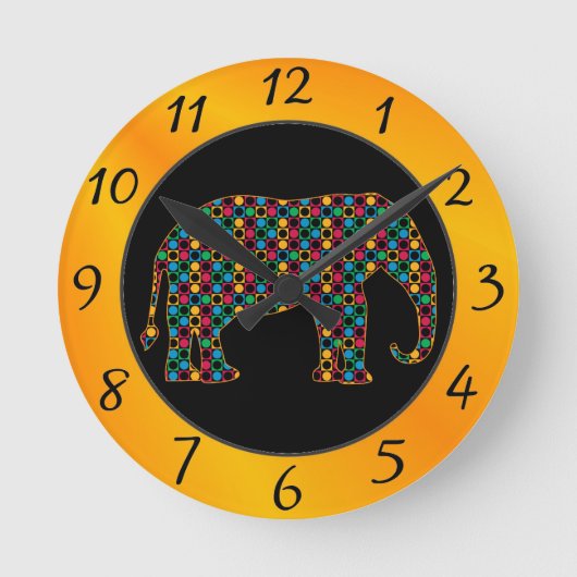 Elephant Ronde Klok (Voorkant)