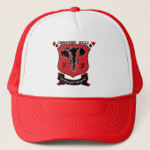 Elephant Room Trucker Hat (Shield Edition) Pet (Voorkant)