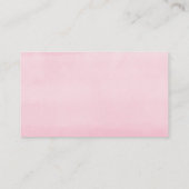 Elephant roze groen meisje douche diaper raffle informatiekaartje (Achterkant)