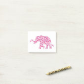 Elephant-roze-harten (1) post-it® notes (Op bureau)