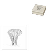 elephant rubber stamp rubberstempel (Gestempeld)