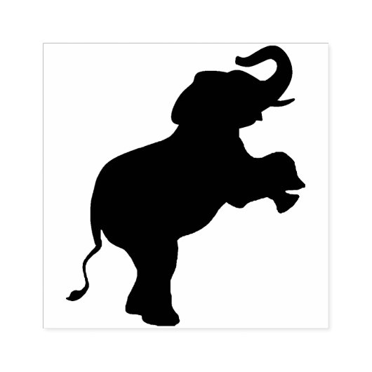 Elephant Rubberstempel (Afrduk)