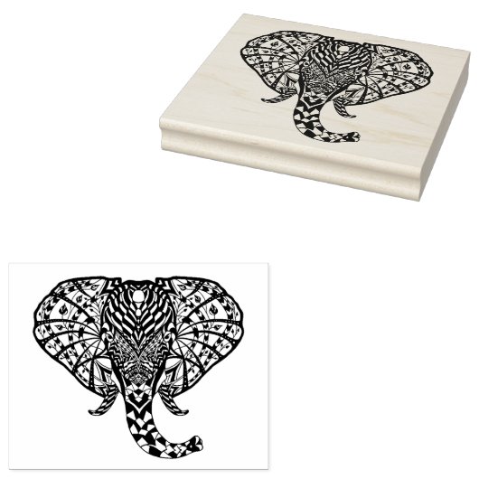 Elephant Rubberstempel (Gestempeld)