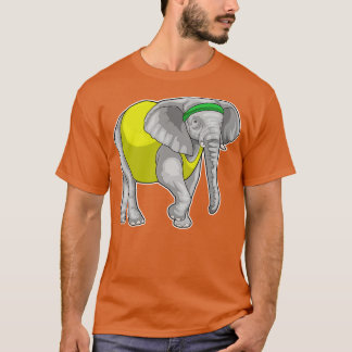 Elephant Running Fitness T-shirt
