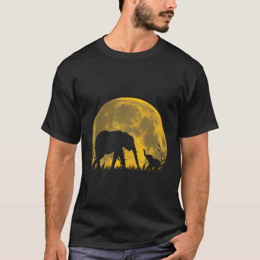 Elephant Safari African Wildlife T-shirt (Voorkant)
